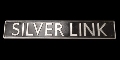 Lot 514 - Cast Alloy Reproduction Locomotive Name Plate Silverlink