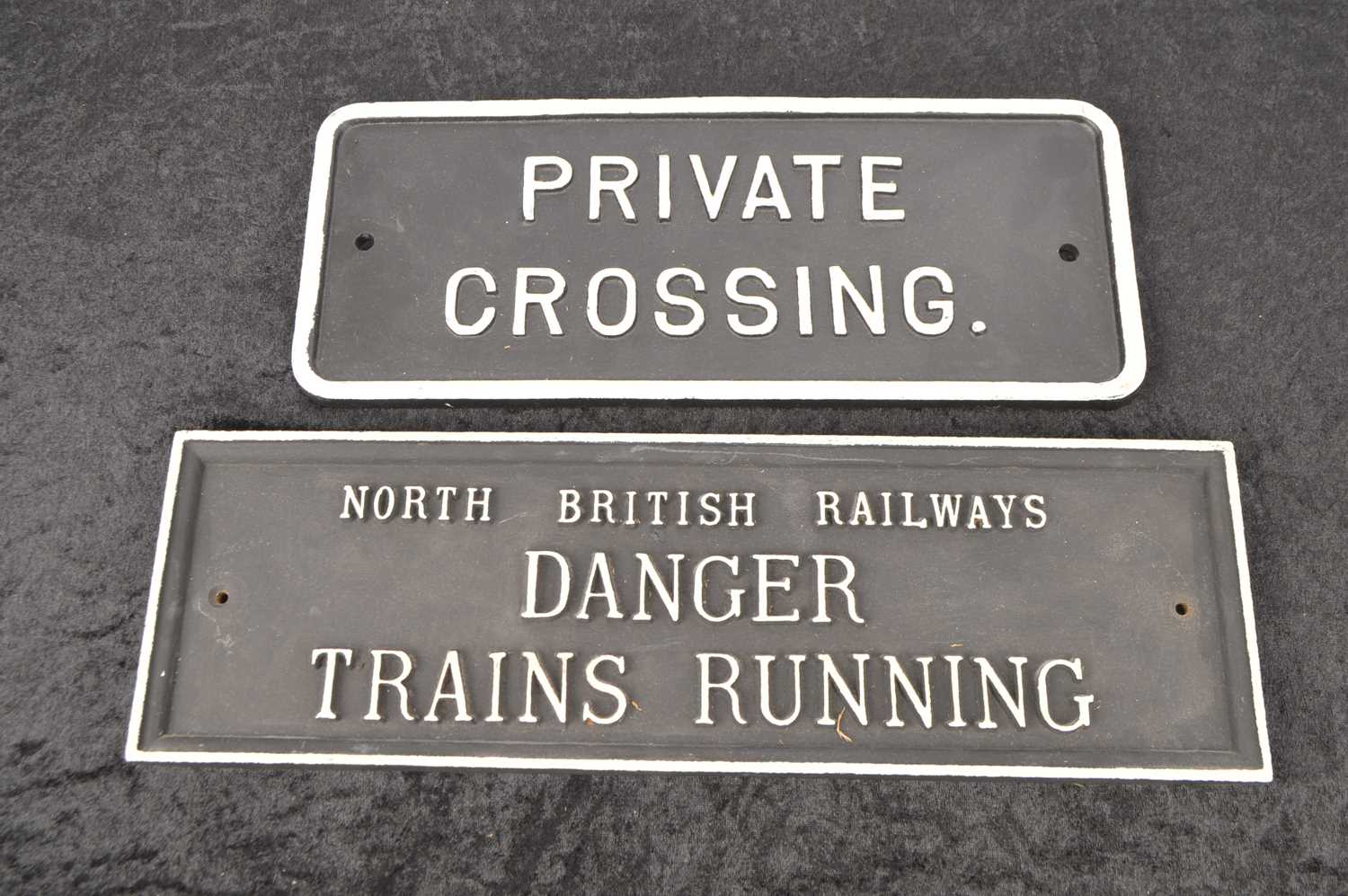 Lot 518 - Reproduction Cast Metal Trackside Railway