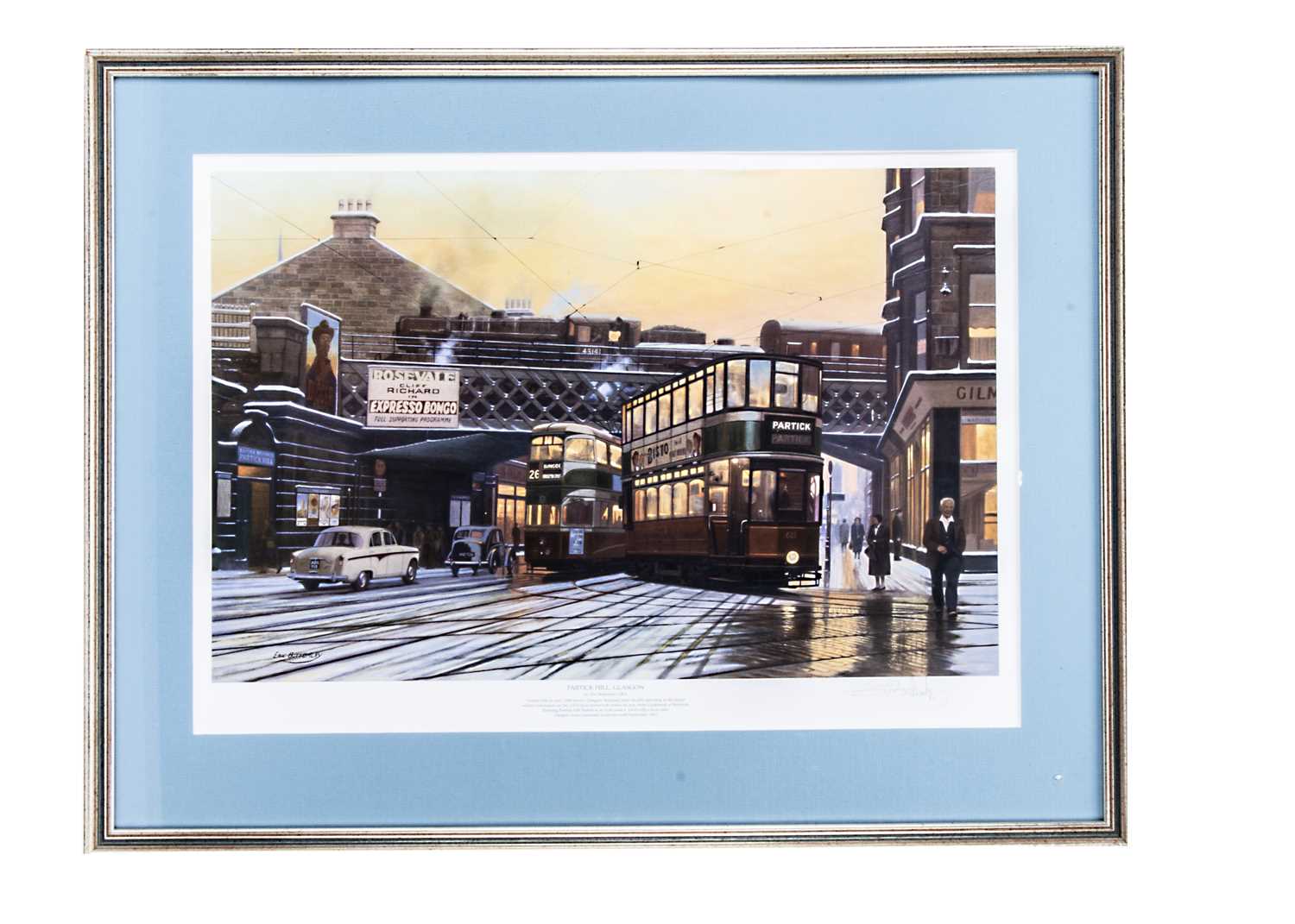 Lot 553 - Two Eric Bottomley Signed Prints of Steam