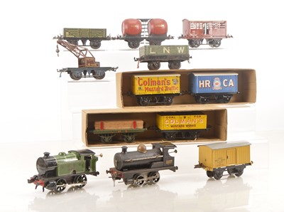 Lot 569 - Hornby 0 Gauge pre and post war Locomotives and rolling stock