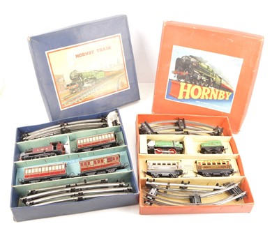 Lot 570 - Hornby 0 Gauge pair of Post war sets