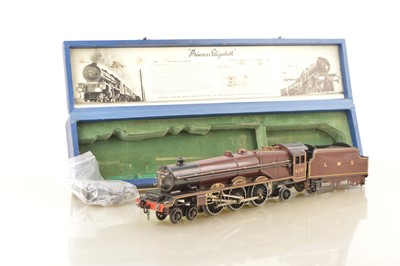 Lot 609 - Hornby 0 Gauge 4-6-2 Loco & Tender LMS Maroon 'Princess Elizabeth' No.6201, 3-rail electric