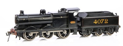 Lot 620 - Bassett lowke 0 Gauge 0-6-0 Loco & Tender LMS black class 4F