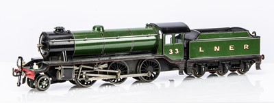 Lot 624 - Bassett Lowke 0 Gauge 2-6-0 Loco & Tender LNER Green 'Mogul'