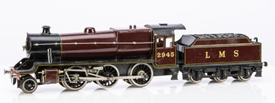 Lot 625 - Bassett lowke 0 Gauge 2-6-0 Loco & Tender LMS lined maroon 'Mogul'