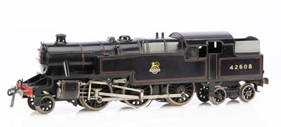 Lot 634 - Bassett lowke 0 Gauge 2-6-4 Stanier Tank Loco lined BR black