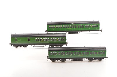 Lot 642 - Exley 0 Gauge Trio of SR K5 Passenger Coaches