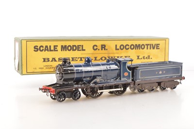 Lot 648 - Bing for Bassett Lowke 0 Gauge 4-4-0 Loco & Tender CR (Caledonian Railway) Lined blue 'Dunalastair'