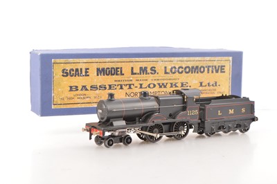 Lot 649 - Bassett Loke 0 Gauge 4-4-0 Loco & Tender LMS lined black 'Compound'