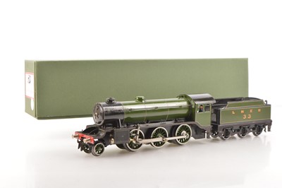 Lot 651 - Bassett Lowke 0 Gauge 2-6-0 Loco & Tender LNER Green Mogul