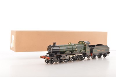 Lot 653 - Bassett Lowke style 0 Gauge 4-6-0 Loco & Tender Star class GWR lined green 'Shooting Star'