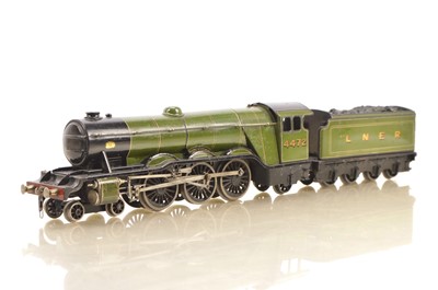 Lot 659 - Bassett lowke 0 Gauge 4-6-2 Loco & Tender LNER lined Green A3 Class 'Flying Scotsman'