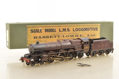 Lot 671 - Bassett Lowke 0 Gauge 4-6-2 Loco & Tender LMS Princess Royal class 'Princess Elizabeth', controlled clockwork