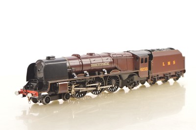 Lot 673 - Bassett Lowke Style 0 Gauge 4-6-2 Loco & Tender LMS Princess Coronation class 'Duchess of Sutherland', 3-rail electric