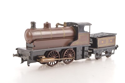 Lot 695 - Bing or similar Gauge 1 0-4-0 Loco & Tender MR (Midland Railway)