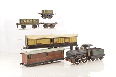 Lot 708 - Bing / Carette Gauge 1 Locomotive and Rolling stock