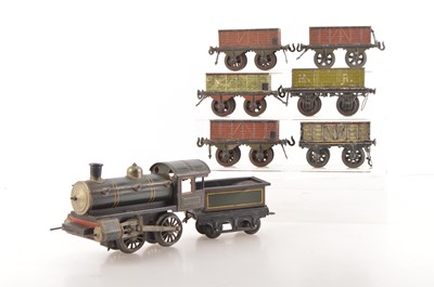 Lot 709 - Bing Gaige 1 Locomotive and Rolling stock