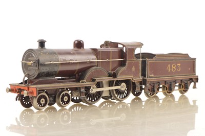 Lot 712 - Bing Gauge 1 4-4-0 Loco & Tender Midland Maroon class 2P