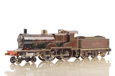 Lot 713 - Bing Gauge 1 4-4-0 Loco & Tender LMS maroon 'Compound'