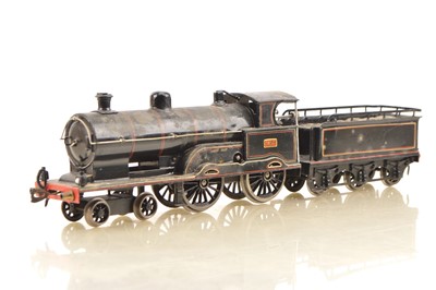 Lot 716 - Bing gauge 1 4-4-0 Loco & Tender LNER lined black 'George The Fifth'