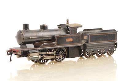 Lot 717 - Bing Gauge 1 0-4-0 Loco & Tender LNWR lined black