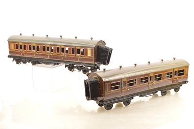 Lot 732 - Bing Gauge 1 Pair of LMS 1924 series Passenger coaches