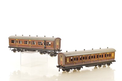 Lot 733 - Bing Gauge 1 Pair of LMS 1924 series Passenger coaches