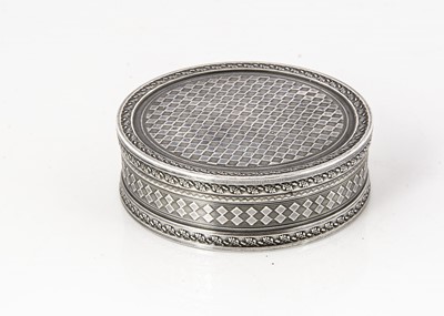 Lot 509 - An early 20th century French silver box