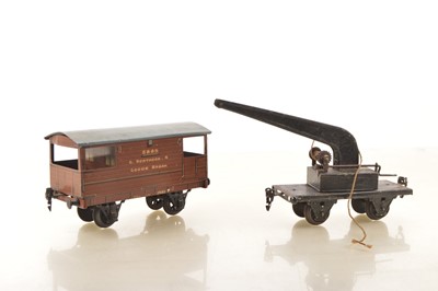 Lot 748 - Marklin Gauge 1 pair of Goods wagons