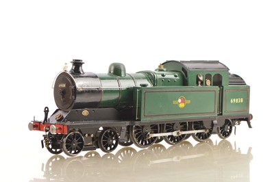 Lot 755 - Scratch built Gauge 1 4-6-2 BR lined green class A5 Tank Loco, meths fired live steam