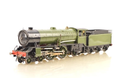 Lot 758 - Scratch built Gauge 1 4-4-2 Loco & Tender Green Atlantic, Live Steam