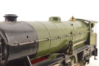 Lot 758 - Scratch built Gauge 1 4-4-2 Loco & Tender Green Atlantic, Live Steam
