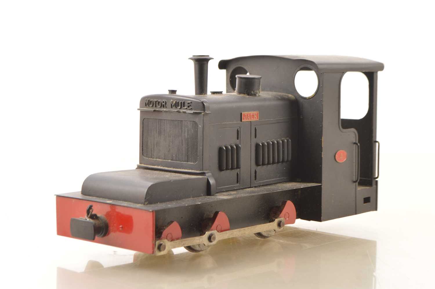 Lot 775 - A G scale (gauge 0/1 convertible) 'Motor Mule' 0-4-0 Diesel Locomotive supplied by Garden Railway Specialists