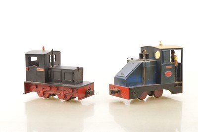 Lot 781 - Two G scale 0 Gauge (non-convertible) 0-4-0 large i/c Locomotives (2)