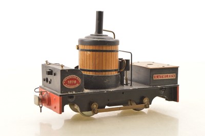 Lot 784 - A G scale 0/1 Gauge (convertible) 'De Winton' type vertical-boilered 0-4-0 quarry Locomotive