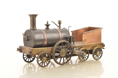 Lot 824 - A Early large scale live steam 0-2-2 'Dribbler' Locomotive