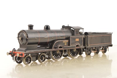 Lot 827 - Bing for Bassett Lowke Gauge 2 4-4-0 Loco & Tender LNWR lined Black 'George the Fifth', Clockwork