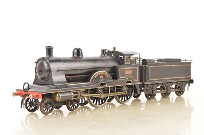 Lot 830 - Bing for Bassett Lowke Gauge 3 (2.5 inch Gauge) 4-4-0 Loco & Tender LNWR lined Black 'BLACK PRINCE', live steam