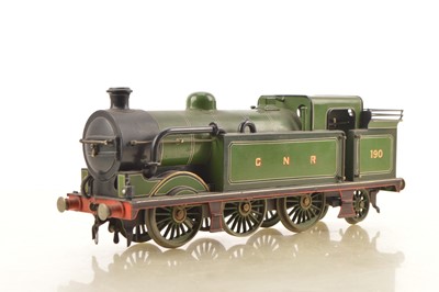 Lot 832 - Bing Gauge 2 0-6-2 GNR Tank Loco class N2, clockwork