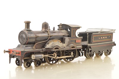 Lot 836 - Bing for Bassett Lowke Gauge 3 (2.5 inch Gauge) 4-4-0 Loco & Tender LNWR lined black 'King Edward', live steam