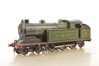 Lot 842 - Bing for Bassett Lowke Gauge 2 4-6-2 Tank Loco Great Central lined green, 3-rail electric.