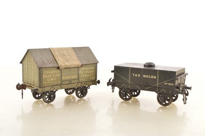 Lot 845 - Carette Gauge 2 pair of  Goods wagons