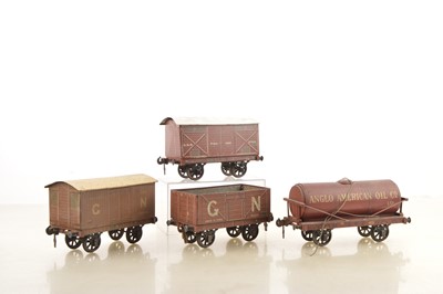 Lot 846 - Carette Gauge 2 Group of  Goods wagons