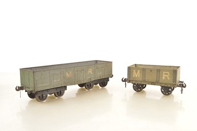 Lot 847 - Carette Gauge 2 pair of  MR Goods wagons