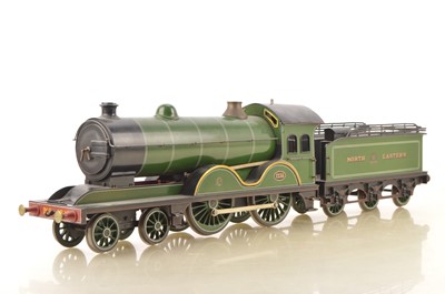 Lot 864 - Carson for Bassett Lowke Gauge 3 (2.5 inch Gauge) 4-4-0 Loco & Tender NER (North Eastern Railway) class R1 lined green, live steam