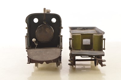 Lot 866 - Carette Gauge 3 (2.5 inch Gauge) circa 1902 4-2-2 Loco & Tender GNR lined green 'Single', Live steam