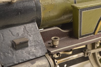Lot 866 - Carette Gauge 3 (2.5 inch Gauge) circa 1902 4-2-2 Loco & Tender GNR lined green 'Single', Live steam