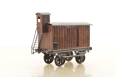 Lot 871 - Marklin Gauge 3 (2.5 inch Gauge) Continental outline covered wagon