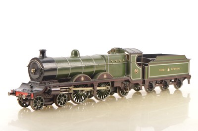 Lot 879 - Scratch built Gauge 3 (2.5 inch Gauge) 4-4-2 Loco & Tender GCR (Great Central Railway) Atlantic Robinson Class C4, live steam