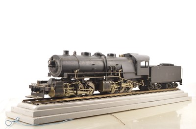 Lot 884 - Scratch built by Rene Bull circa 1914 Gauge 3 (2.5 inch Gauge) 0-6-6-0 Loco & Tender American outline Baltimore & Ohio Articulated 'Mallet', electric